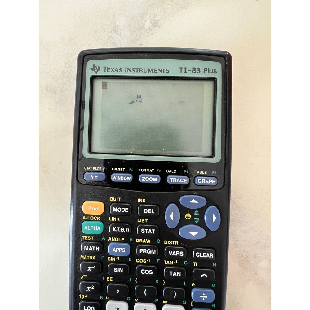 Texas Instruments TI-83 Plus Graphing‎ Calculator Tested School Office